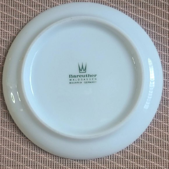 4 Bareuther Waldsassen Bavaria Germany Rembrandt Coaster Pin Dish/Night Watch - Picture 6 of 9
